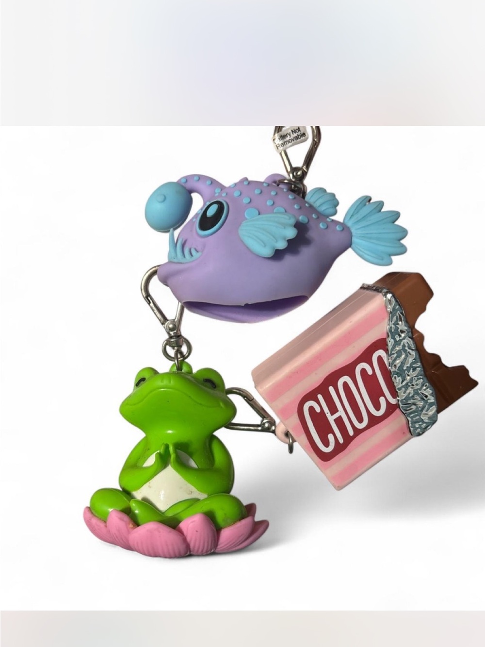 Bath and body works germ x holders Frog, Fish & Chocolate Charm Trio - Picture 1 of 1